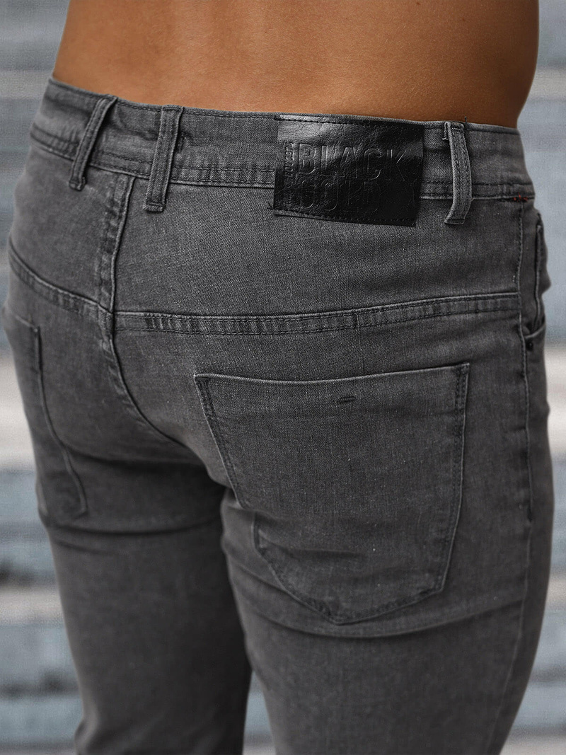 Vīriešu džinsi grafīta OZONEE NB/MP0192GS