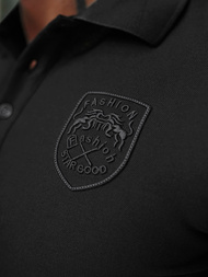 Vīriešu polo krekls melns OZONEE NB/MT3142