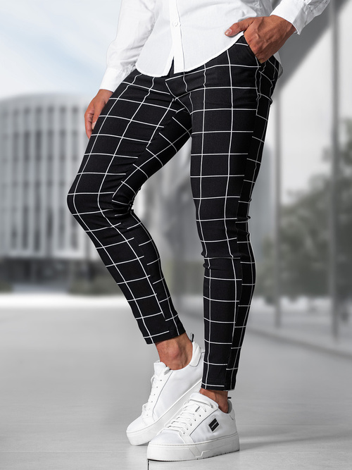 Vīriešu Chino Bikses Melni OZONEE O/P4009Z