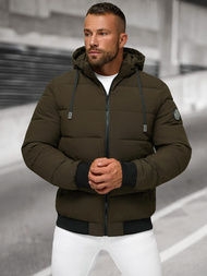 Vīriešu parka brūna OZONEE JS/31M5023/84