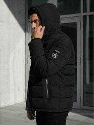 Vīriešu jaka melna OZONEE JS/31M5077/392