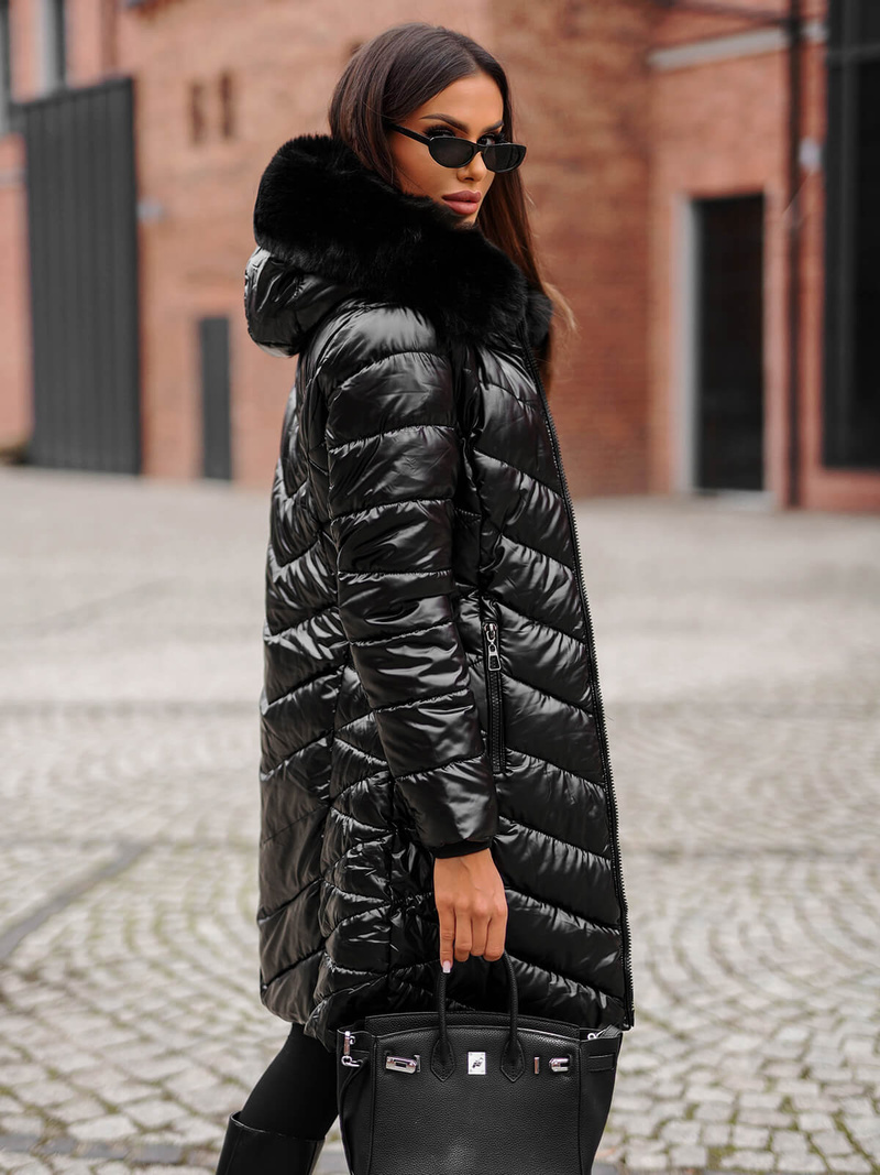 Sieviešu jaka melna OZONEE JS/16M9100/392Z