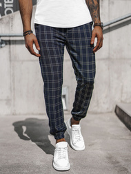 Vīriešu chino bikses tumši zili OZONEE DJ/2288/22Z