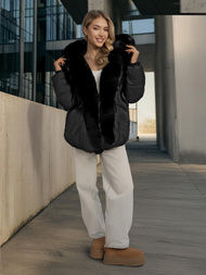 Sieviešu jaka melna OZONEE O/16M9179/392Z