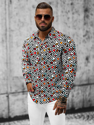 Vīriešu krekls krāsains OZONEE E/9000/12Z