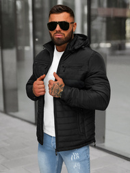 Vīriešu jaka melna OZONEE JS/5M3276/392