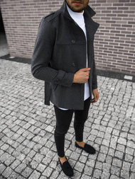 Vīriešu mētelis grafīta/2 OZONEE O/5627