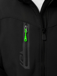 Vīriešu softshell virsjaka melni-zaļa OZONEE GE/12268