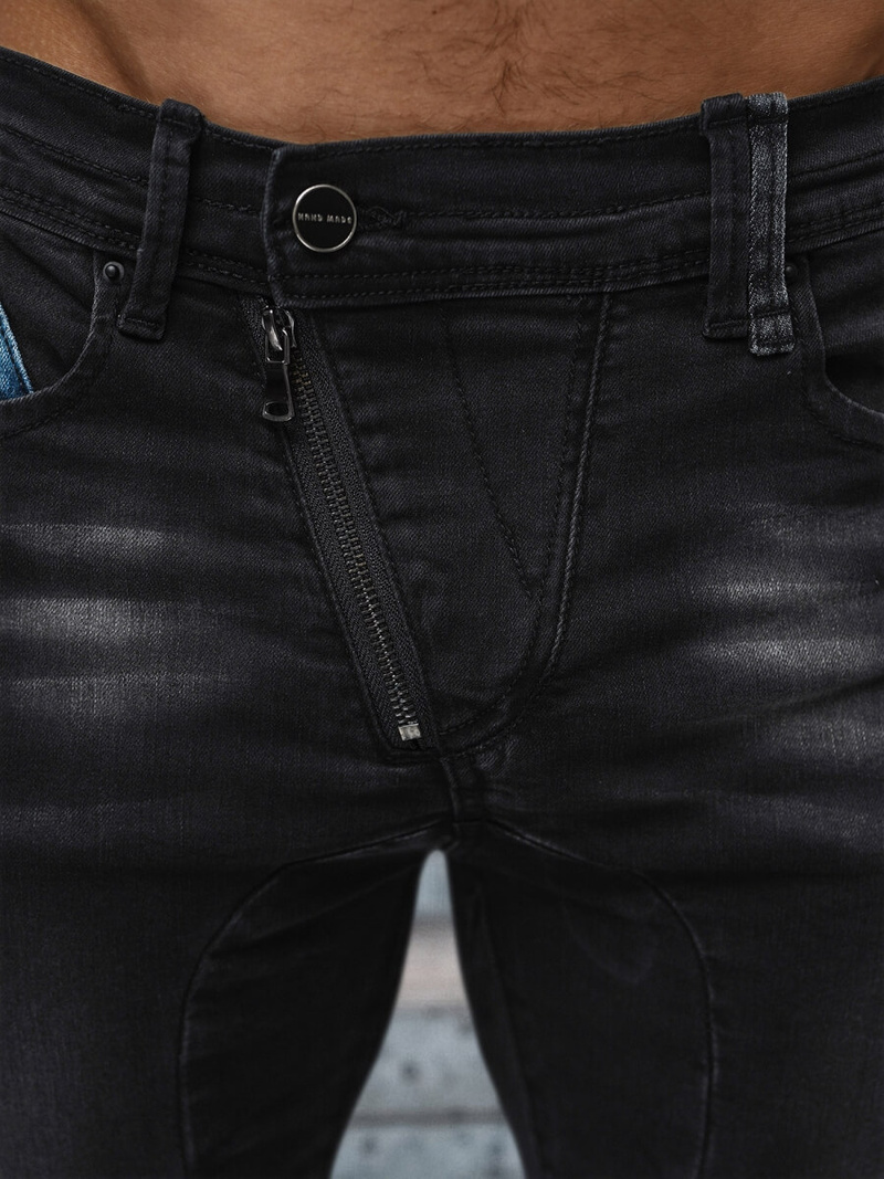 Vīriešu džinsi melni OZONEE NB/MP0025NZ