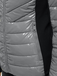 Sieviešu ziemas jaka pelēka OZONEE O/DK059/24