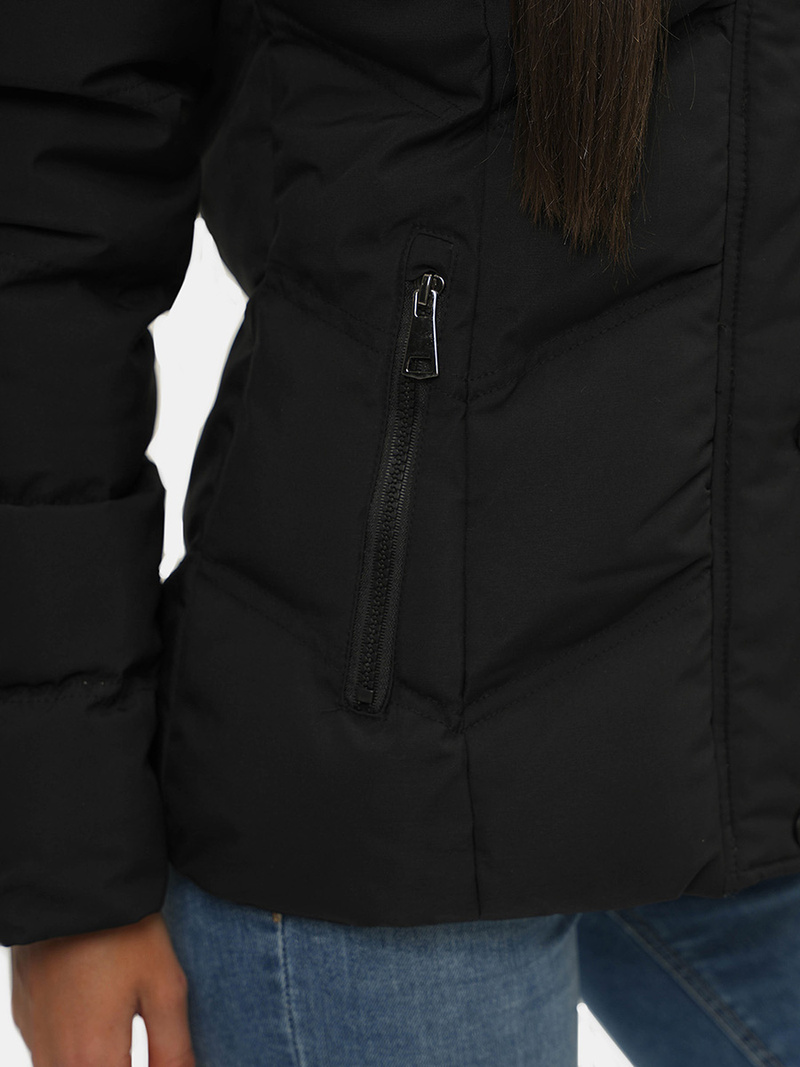 Sieviešu ziemas jaka melna OZONEE JS/M9057/392