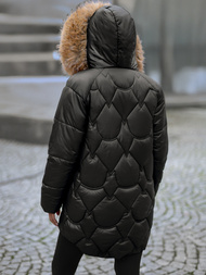 Sieviešu ziemas jaka melna OZONEE JS/5M3332/392