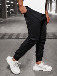 Vīriešu chino jogger bikses melnas OZONEE O/399