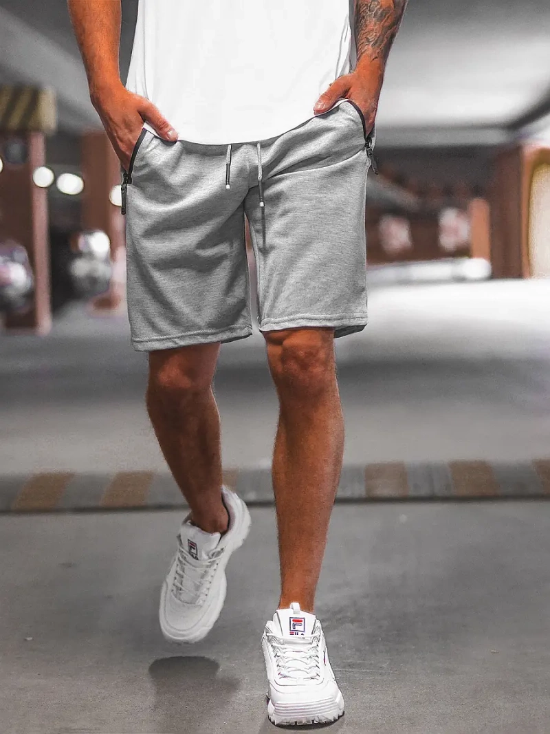 Vīriešu sporta šorti pelēki OZONEE O/WW20012/2