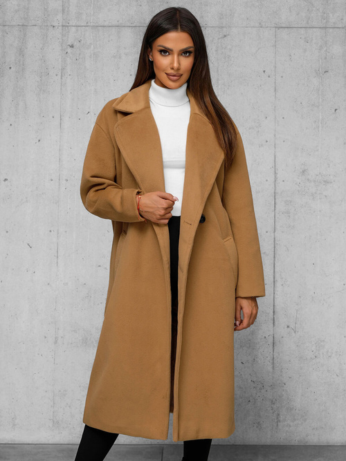 Sieviešu mētelis camel OZONEE JS/11Z8161