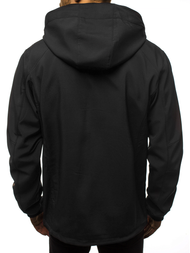 Vīriešu softshell virsjaka melni-zaļa OZONEE GE/12266
