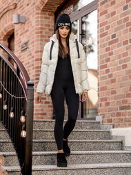 Sieviešu jaka ecru OZONEE JS/5M3251/281Z