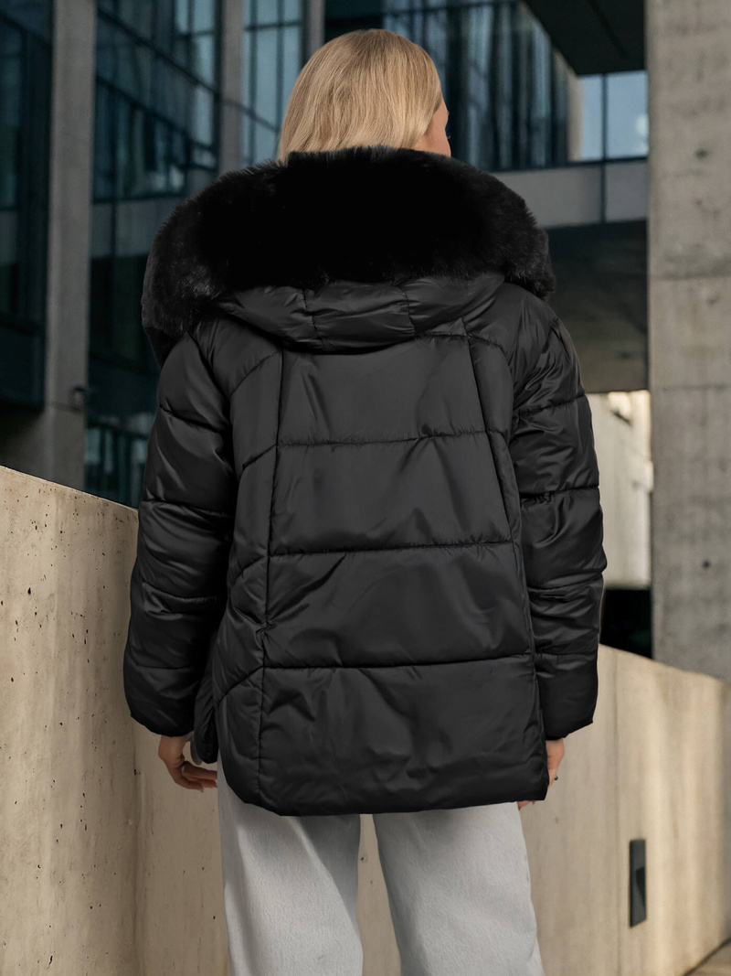 Sieviešu jaka melna OZONEE O/16M9179/392Z