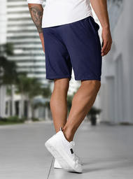 Vīriešu chino šorti tumši zilas OZONEE TMK/DC809/3Z