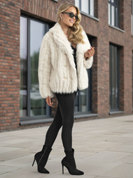 Sieviešu jaka balta OZONEE JS/11Z8261