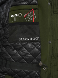 Sieviešu jaka haki OZONEE O/W377Z