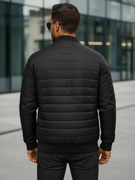 Vīriešu bomber virsjaka melna OZONEE JS/MY02Z 