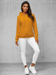 Sieviešu džemperis ar kapuci camel OZONEE JS/W02/26Z