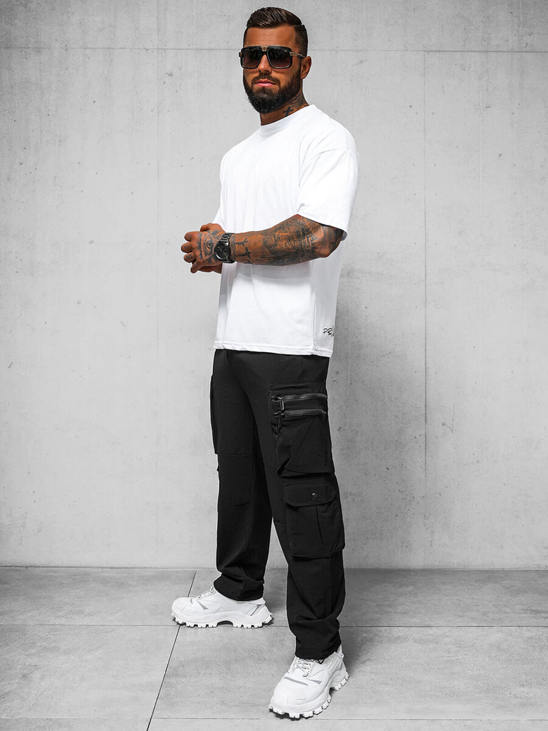 Vīriešu Bikses Melnas OZONEE O/PS5527