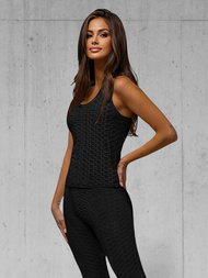 Sieviešu sporta tērps debesu melns OZONEE JS/YW88037/1Z