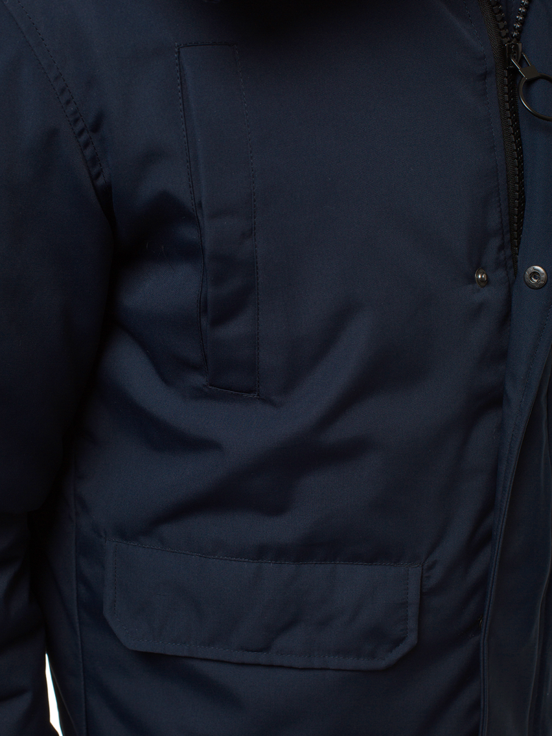 Vīriešu virsjaka tumši zila OZONEE JS/2019005