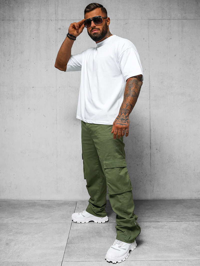 Vīriešu Bikses Haki OZONEE O/G3016Z