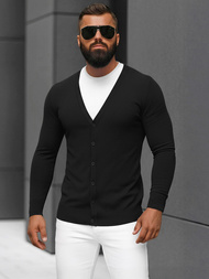 Vīriešu svīteris melns OZONEE NB/MM6006/4Z