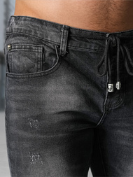 Vīriešu džinsi debesu melni OZONEE NB/MP0063/1NZ