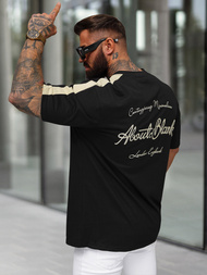 Vīriešu t-krekls melns OZONEE O/QQ1195