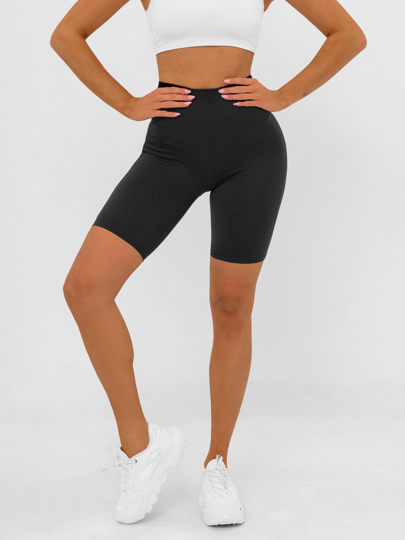 Īsi melni sieviešu legingi OZONEE JS/17K583/3