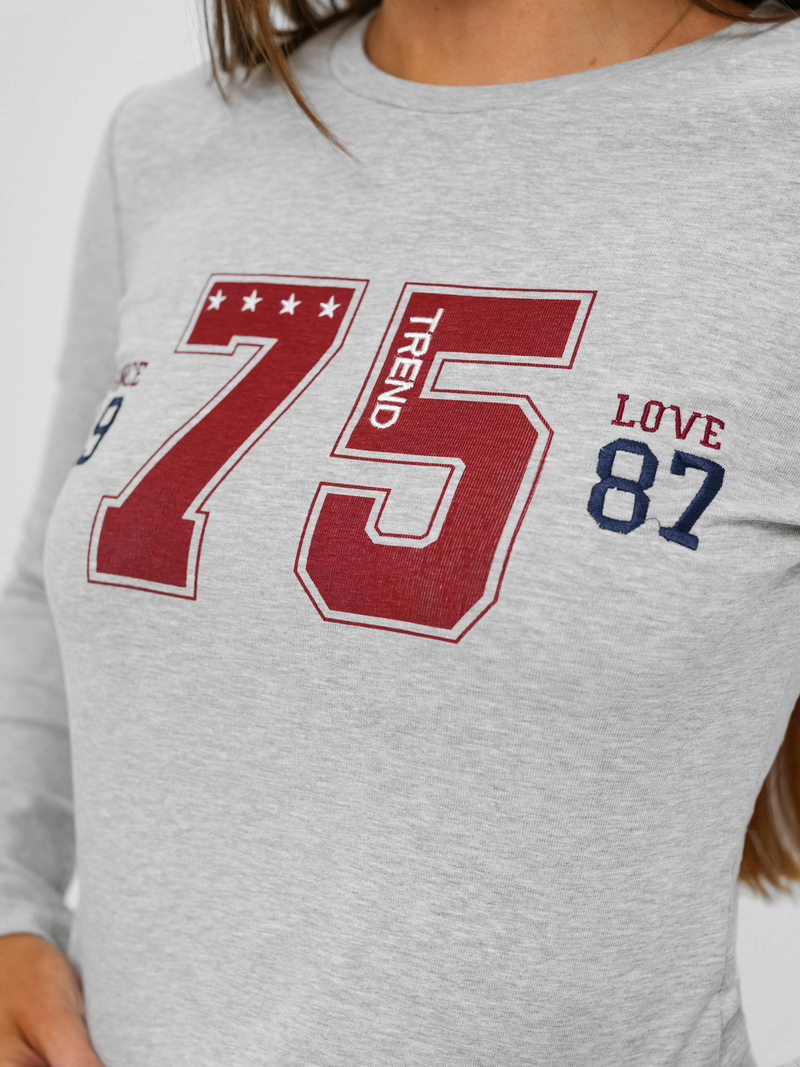 Sieviešu sporta tērps pelēks OZONEE JS/M60815AB