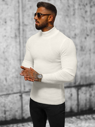 Vīriešu svīteris ecru OZONEE L/2263Z