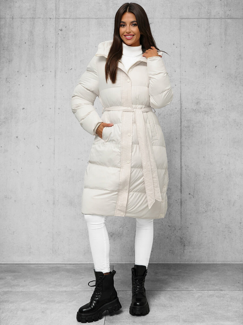 Sieviešu jaka ecru OZONEE JS/5M3253/281