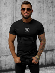 Vīriešu t-krekls melns OZONEE NB/MT3040