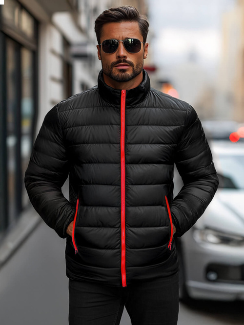 Vīriešu pārejas virsjaka melna/2 OZONEE JB/JP1111Z