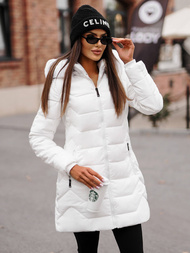 Sieviešu jaka balta OZONEE JS/16M9121/281Z