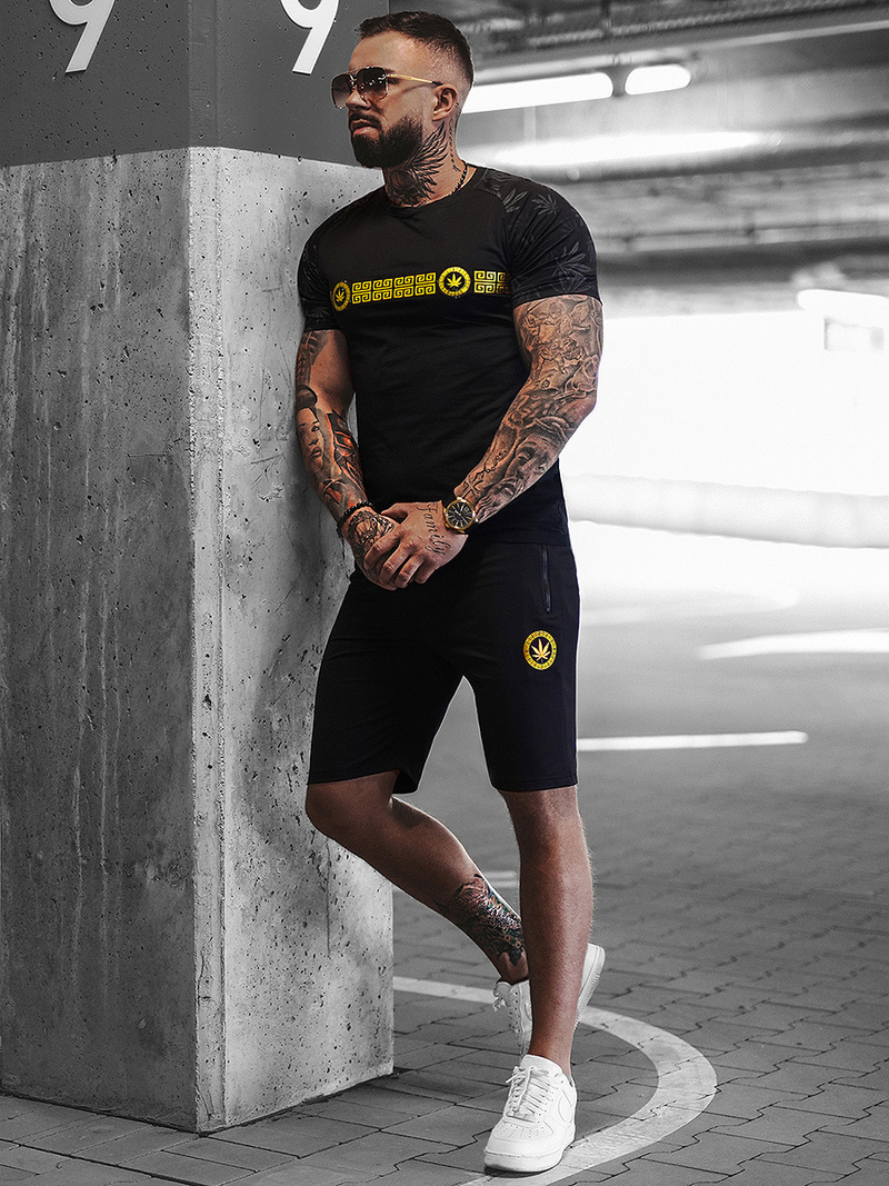 Vīriešu Treniņtērps Melns OZONEE O/HM760Z