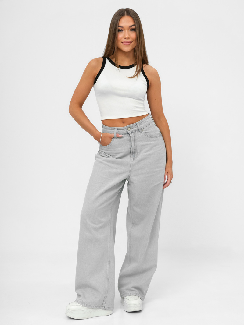 Sieviešu tops balts OZONEE JS/96T672/1