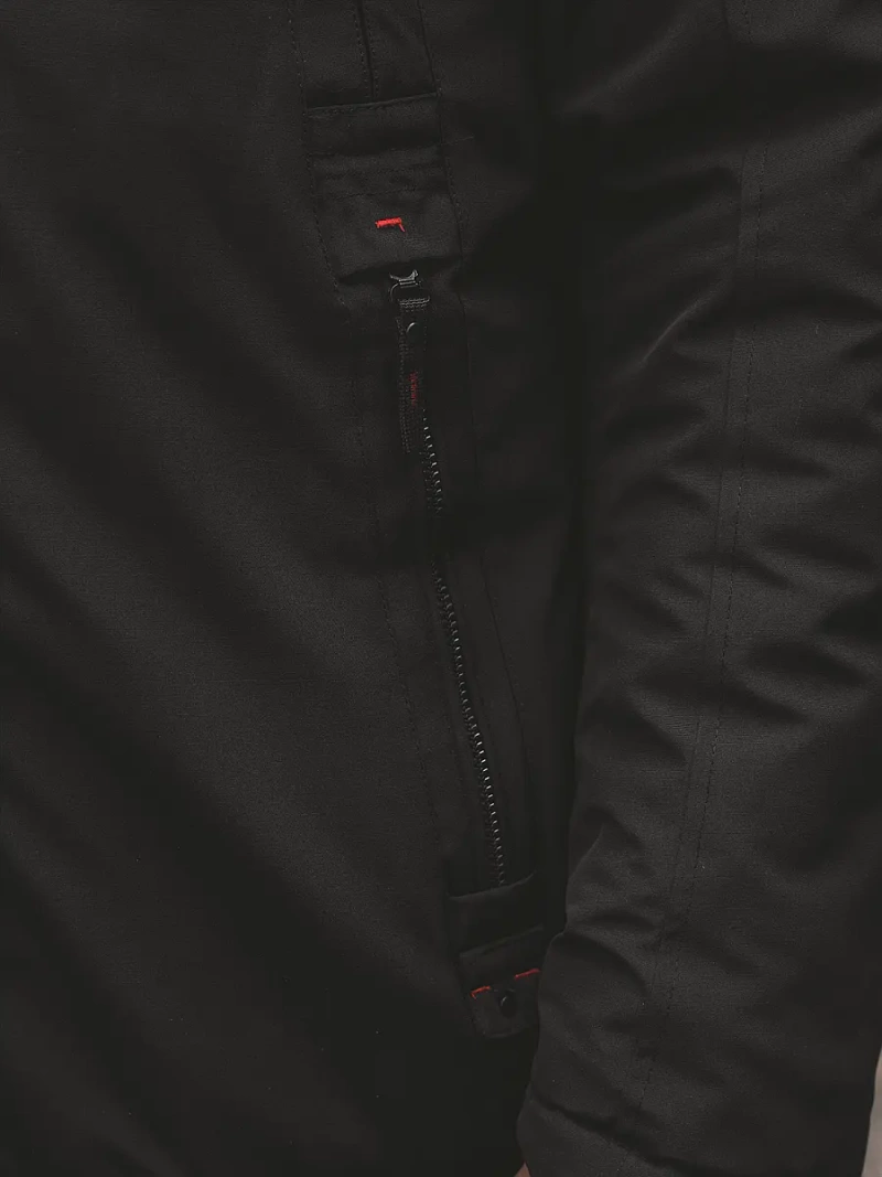 Vīriešu virsjaka melna OZONEE JS/M717/392