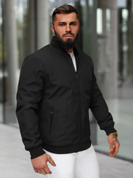 Vīriešu pārejas virsjaka melna OZONEE JS/62M9502/392