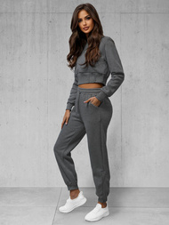 Sieviešu sporta tērps grafīta OZONEE JS/8C78/5Z