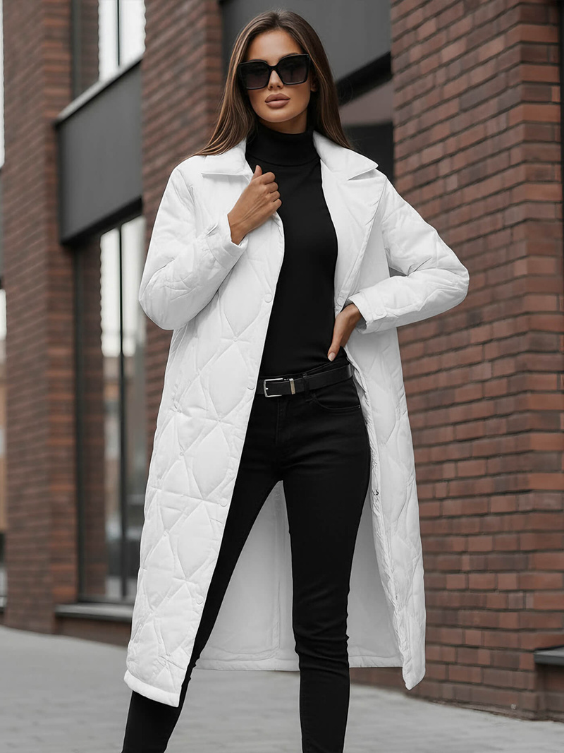 Sieviešu jaka balta OZONEE JS/5M3177/281Z