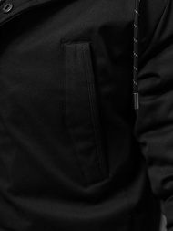Vīriešu parka melna OZONEE JS/5M120/392