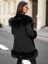 Sieviešu ziemas jaka melna OZONEE JS/11Z8089Z