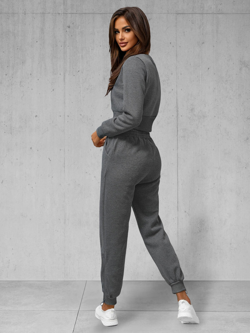 Sieviešu sporta tērps grafīta OZONEE JS/8C78/5Z